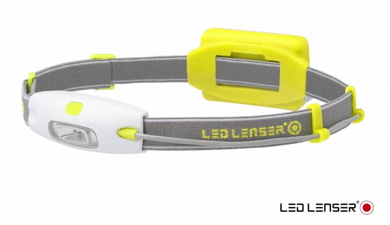 Ledlenser NEO hodelykt med trykk av logo