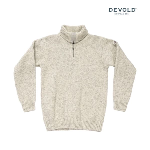 Devold Nansen Wool Zip-neck ullgenser