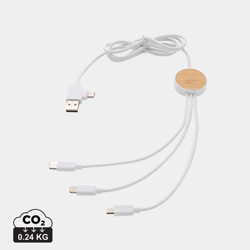 Ladekabel RCS resirkulert plast Ontario 6-i-1 kabel