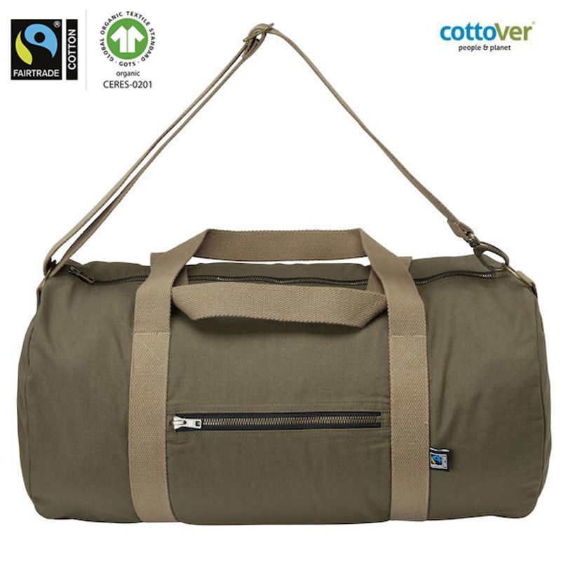 Økologisk Fairtrade 25L bag med logo fra Cottover
